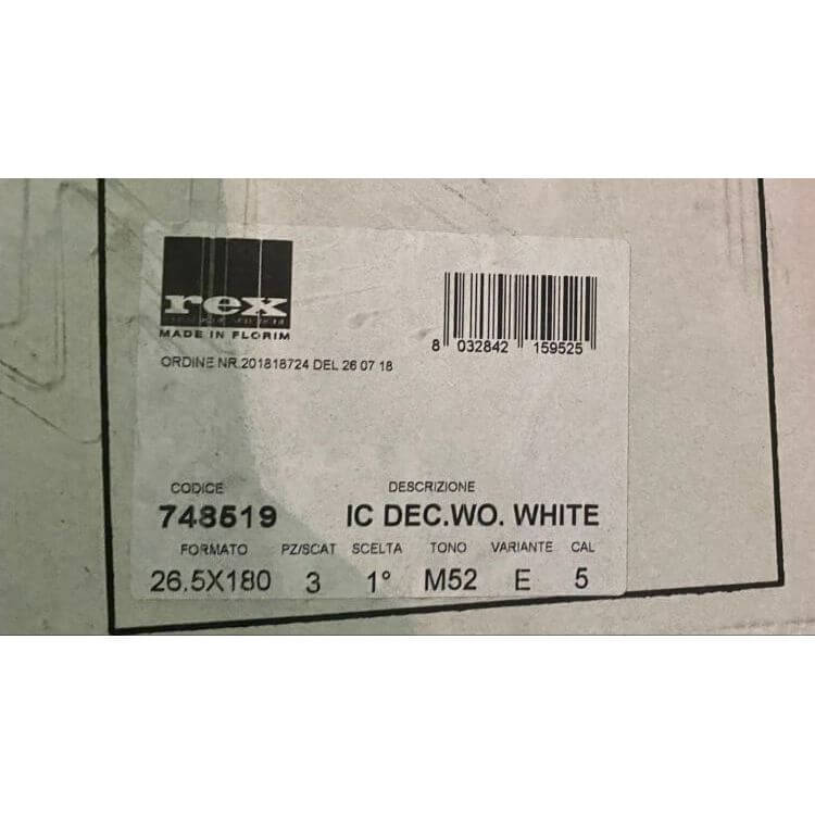 Deco Wood White 10.5 x 71 - Hey Tiles