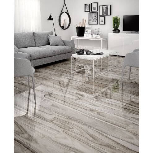 Dellano Moss Gray 8 x 48 Porcelain Tile - Hey Tiles