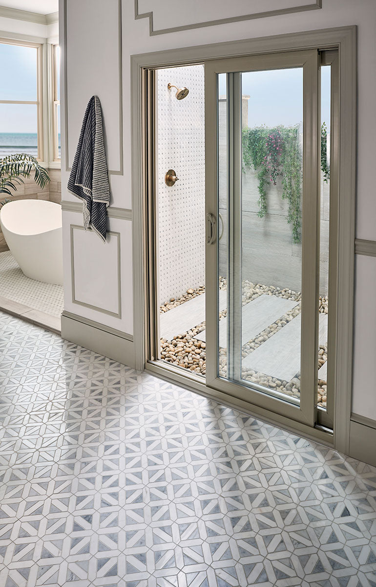 MSI Bianco Dolomite Dotty room scene two