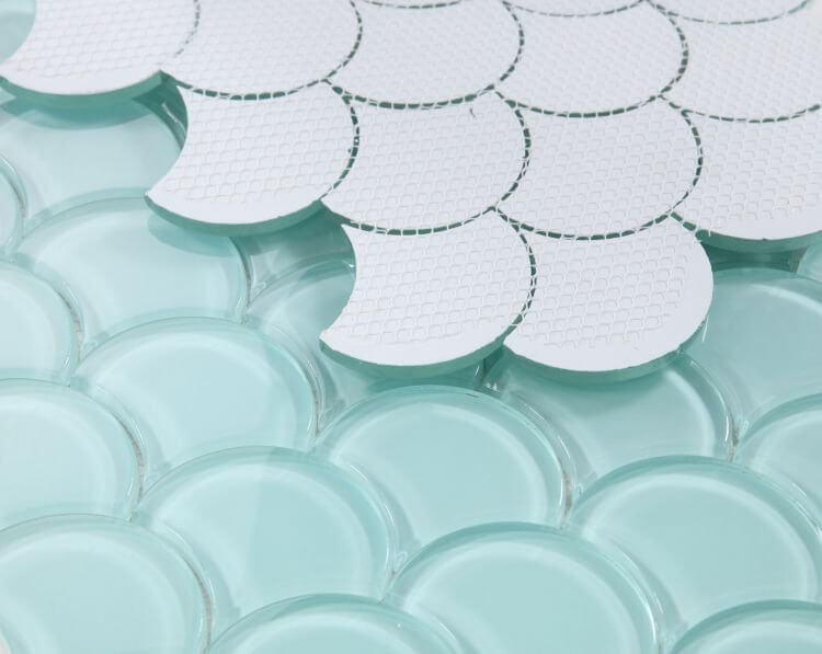 Dragon Scale Mint 9.5 x 9.5 - Hey Tiles