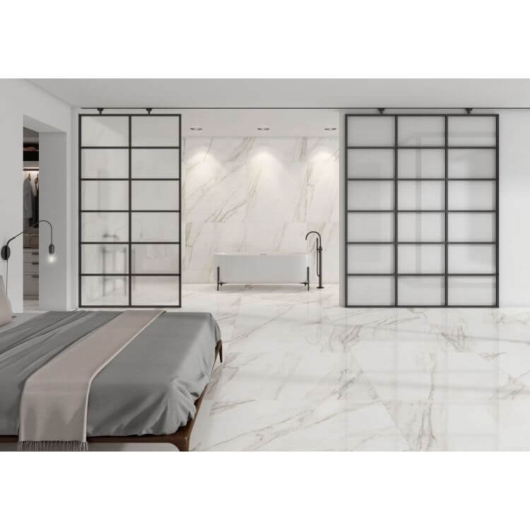 EC Calacatta Gold Polished 24 x 24 - Hey Tiles