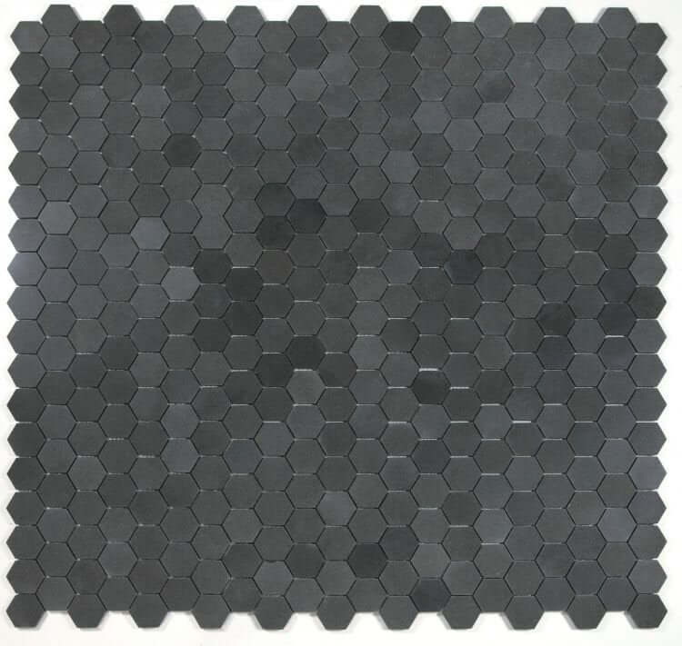 Hexagon Basalt 2 x 2 11.75 x 12 - Hey Tiles