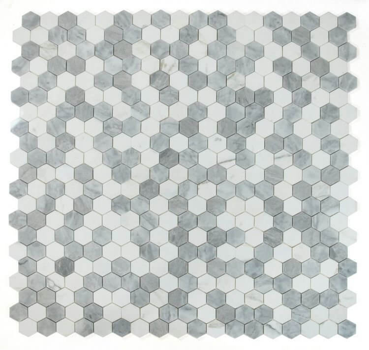 Hexagon City Grey 2 x 2 11.75 x 12 - Hey Tiles