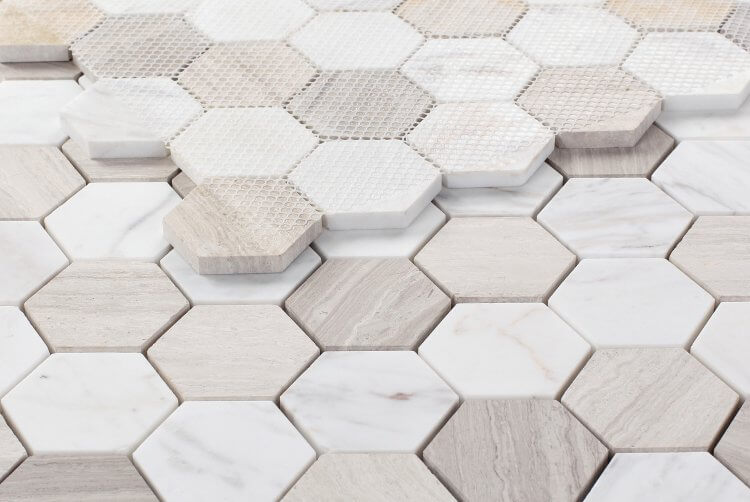 Hexagon Loft 2 x 2 11.75 x 11.75 - Hey Tiles