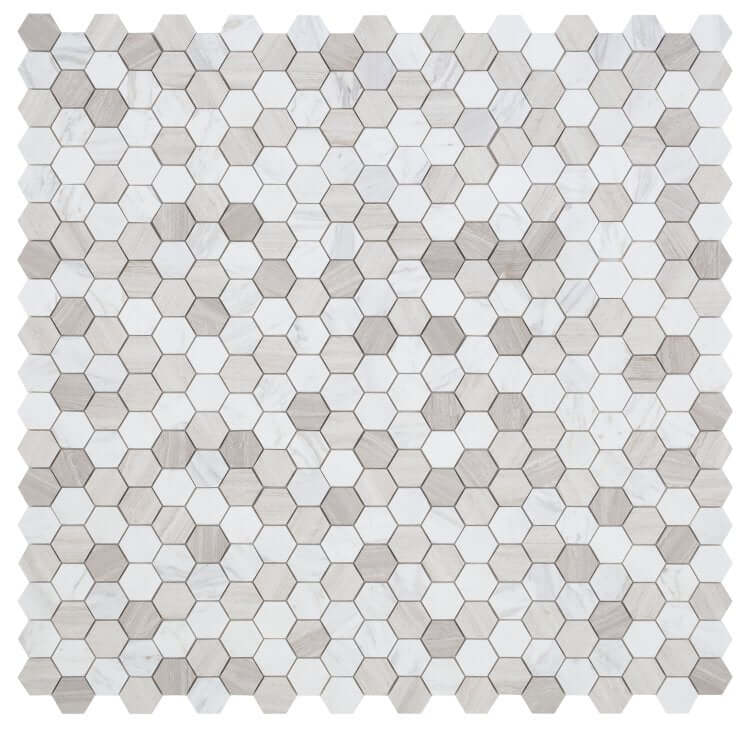 Hexagon Loft 2 x 2 11.75 x 11.75 - Hey Tiles