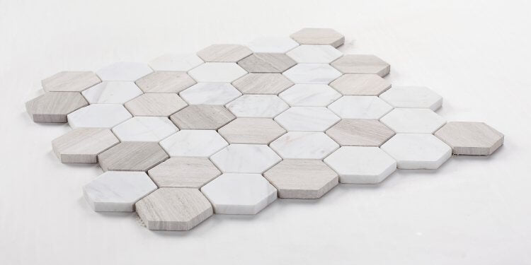 Hexagon Loft 2 x 2 11.75 x 11.75 - Hey Tiles
