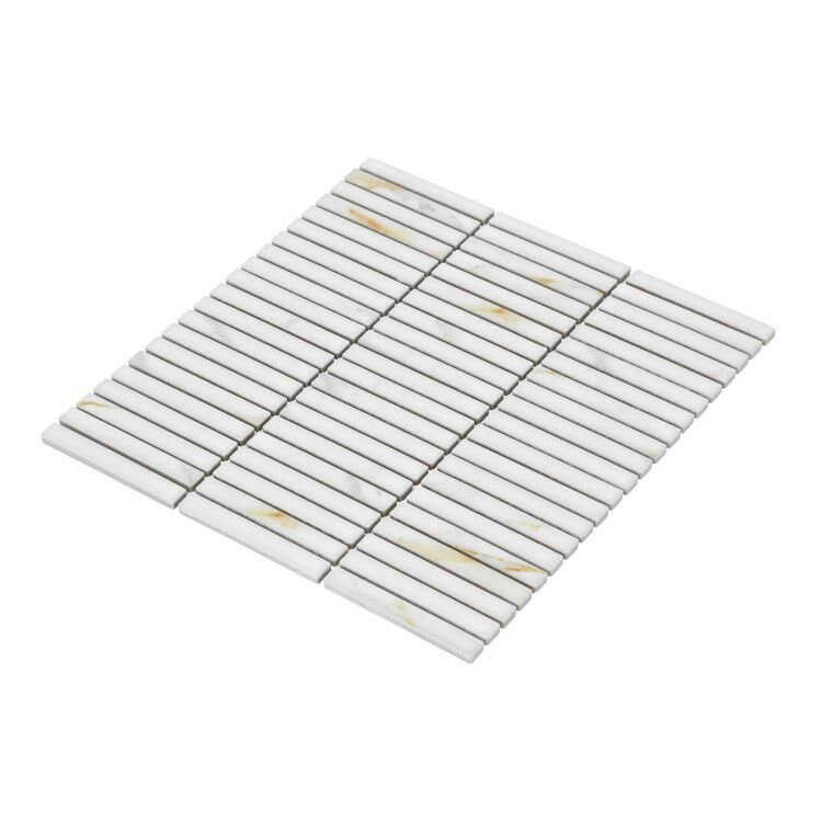 Hulu Calacatta Band Matte 11.25 x 12 - Hey Tiles
