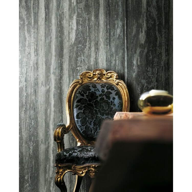 I - Travertini Black Glossy 16 x 32 - Hey Tiles