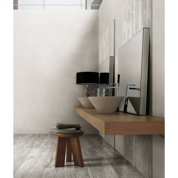 I - Travertini White Matte 24 x 48 - Hey Tiles