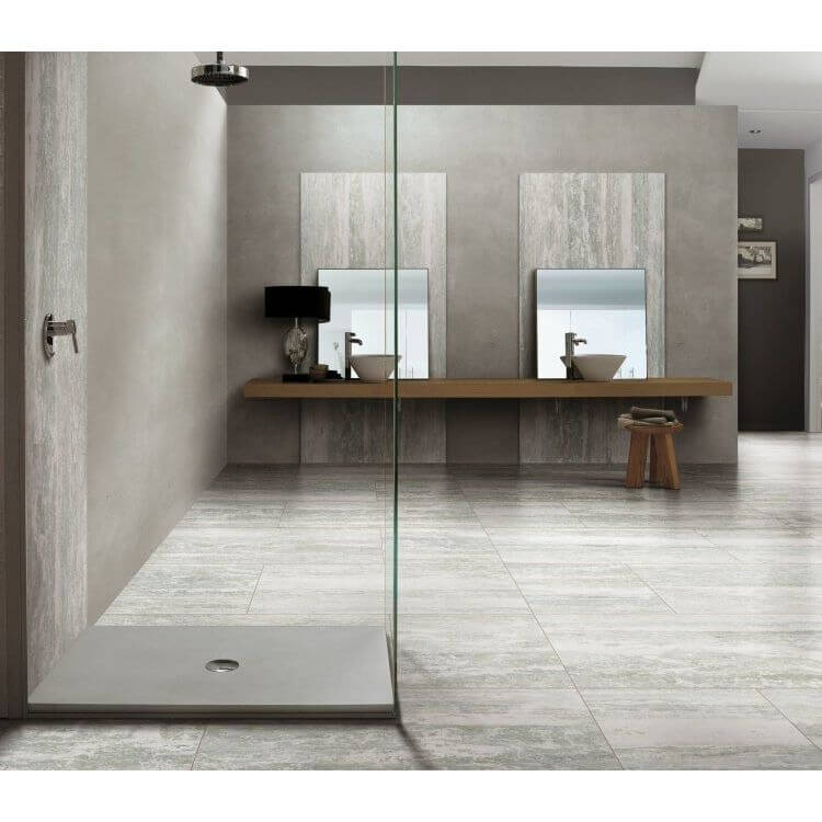 I - Travertini White Matte 24 x 48 - Hey Tiles