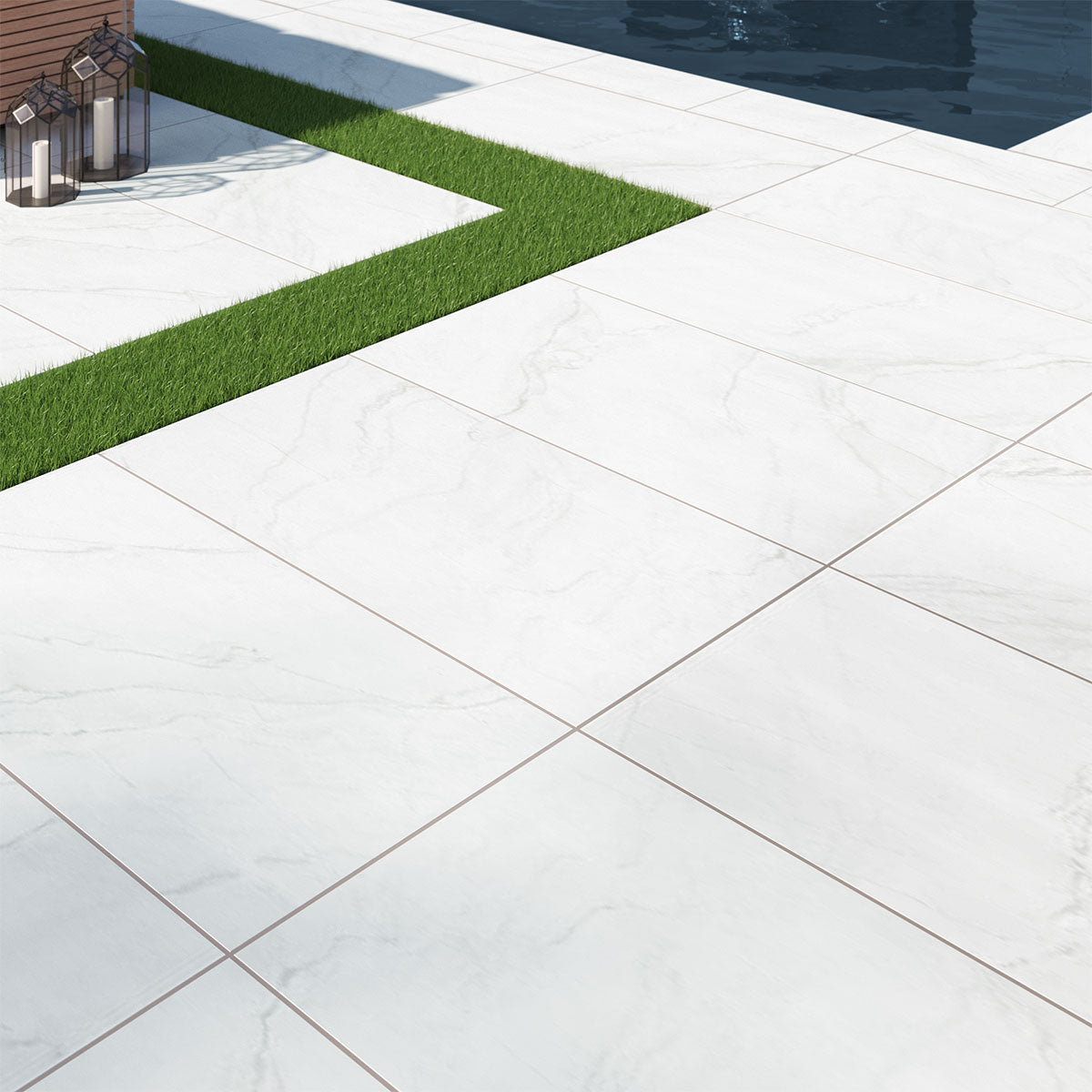 MSI Kaya Zermatta Blanca product and installation view