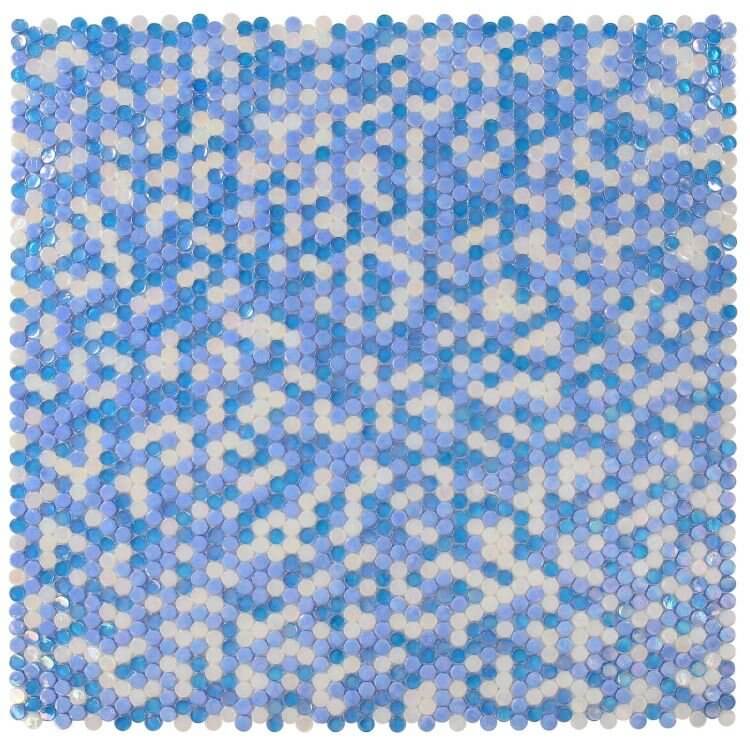 Laguna Beach Penny 11.25 x 11.25 - Hey Tiles