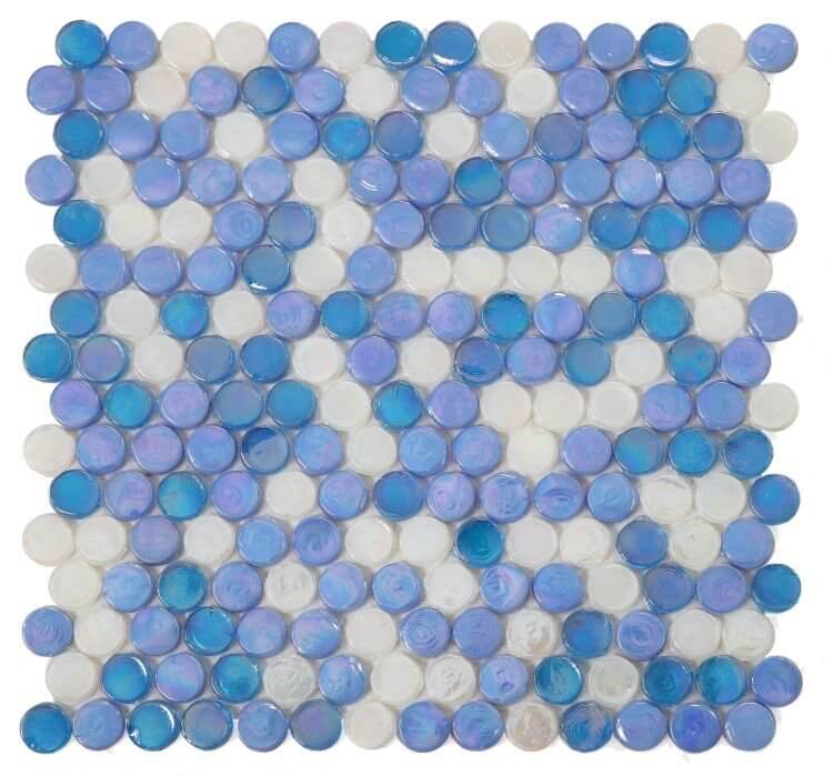 Laguna Beach Penny 11.25 x 11.25 - Hey Tiles