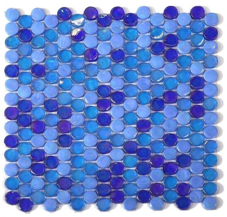 Laguna Ocean Penny 11.25 x 11.25 - Hey Tiles