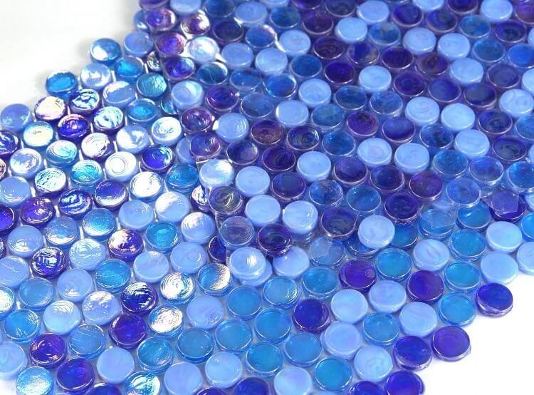 Laguna Ocean Penny 11.25 x 11.25 - Hey Tiles