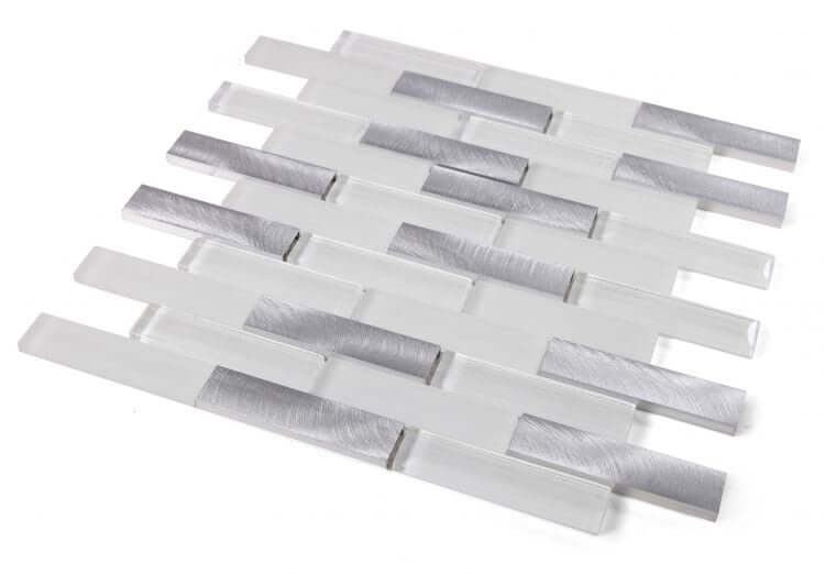 Linear Aluminum 11.75 x 11.75 - Hey Tiles