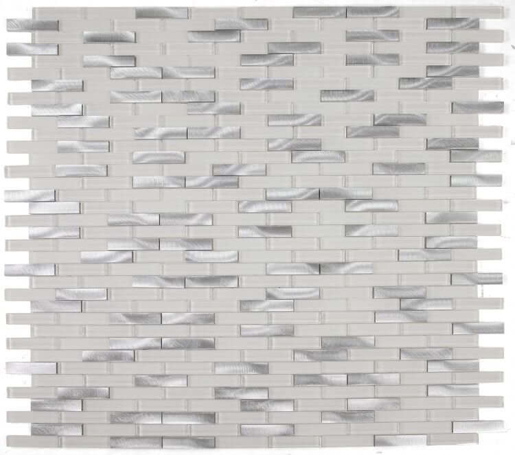 Linear Aluminum 11.75 x 11.75 - Hey Tiles
