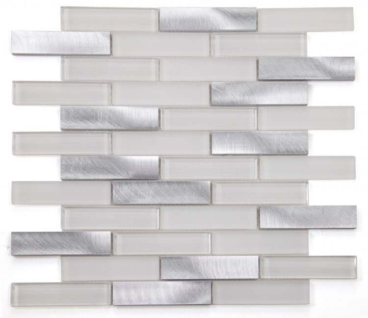Linear Aluminum 11.75 x 11.75 - Hey Tiles