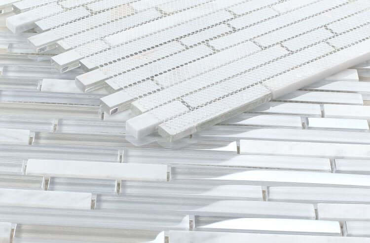 Linear Carrara Goose 11.75 x 12 - Hey Tiles