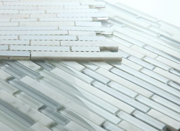Linear Grey Label 11.75 x 11.75 - Hey Tiles