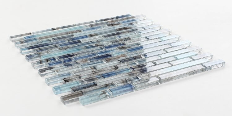 Linear Shell Blue 11.75 x 12 - Hey Tiles