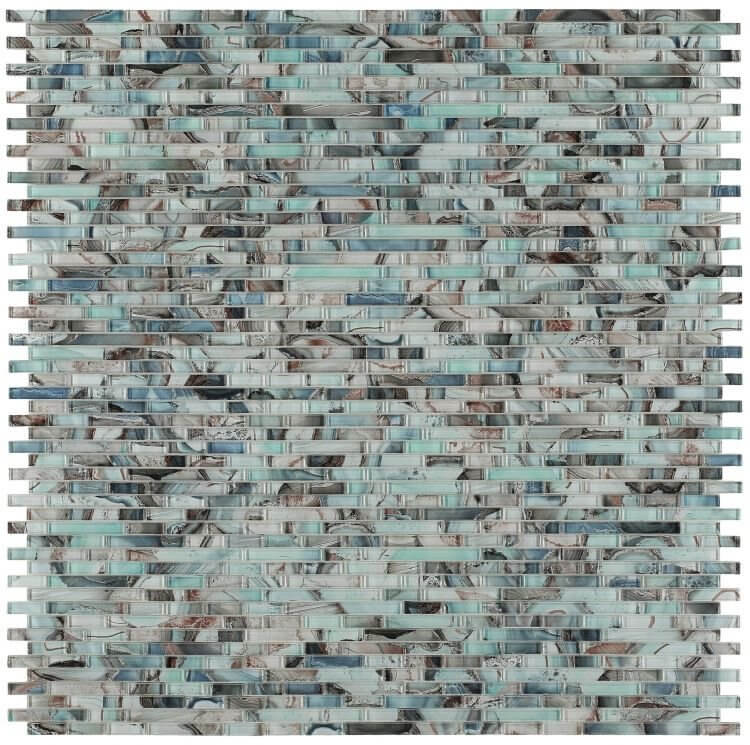 Linear Shell Green 11.75 x 12 - Hey Tiles