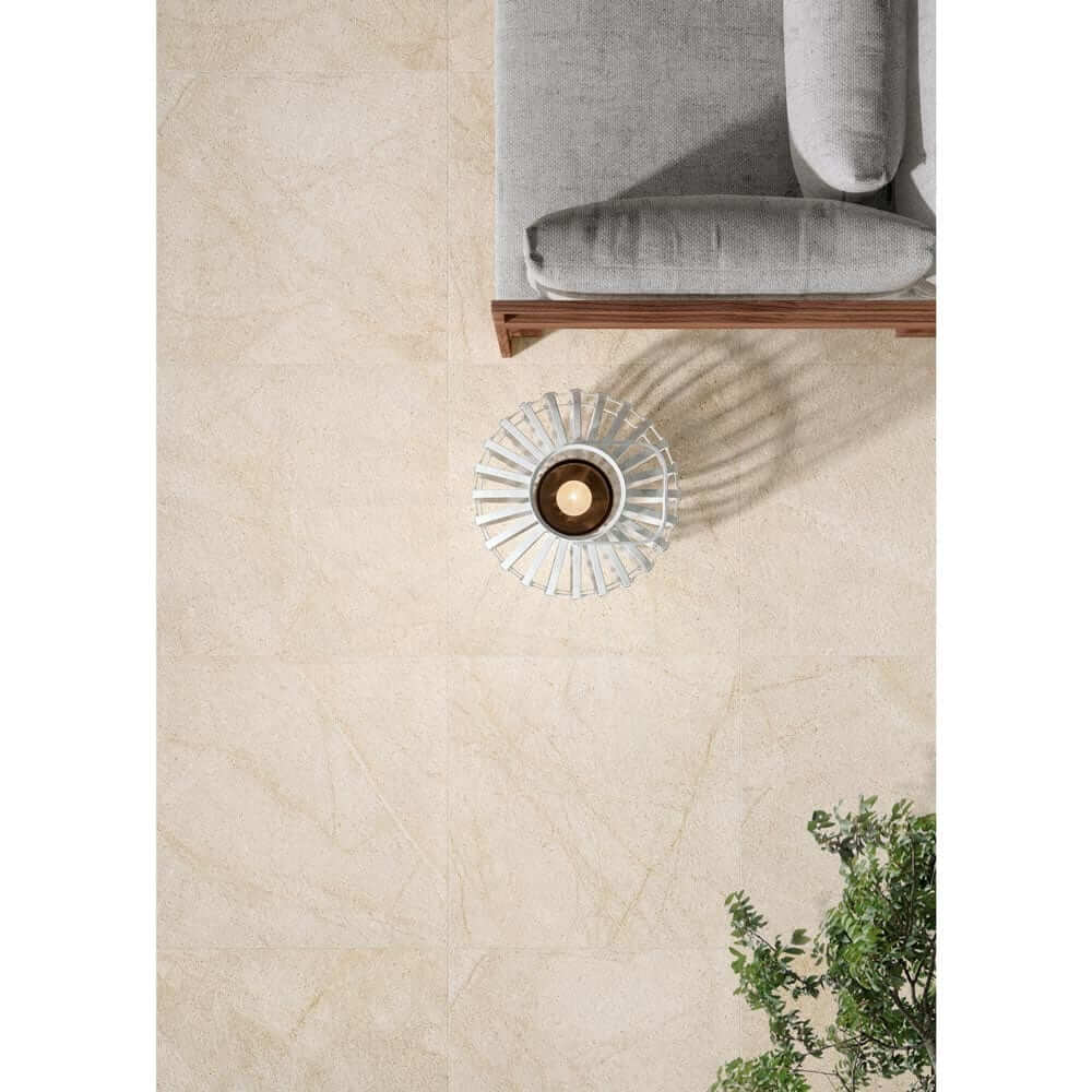 Livingstyle Cream 24X24 Matte Porcelain Tile - Hey Tiles