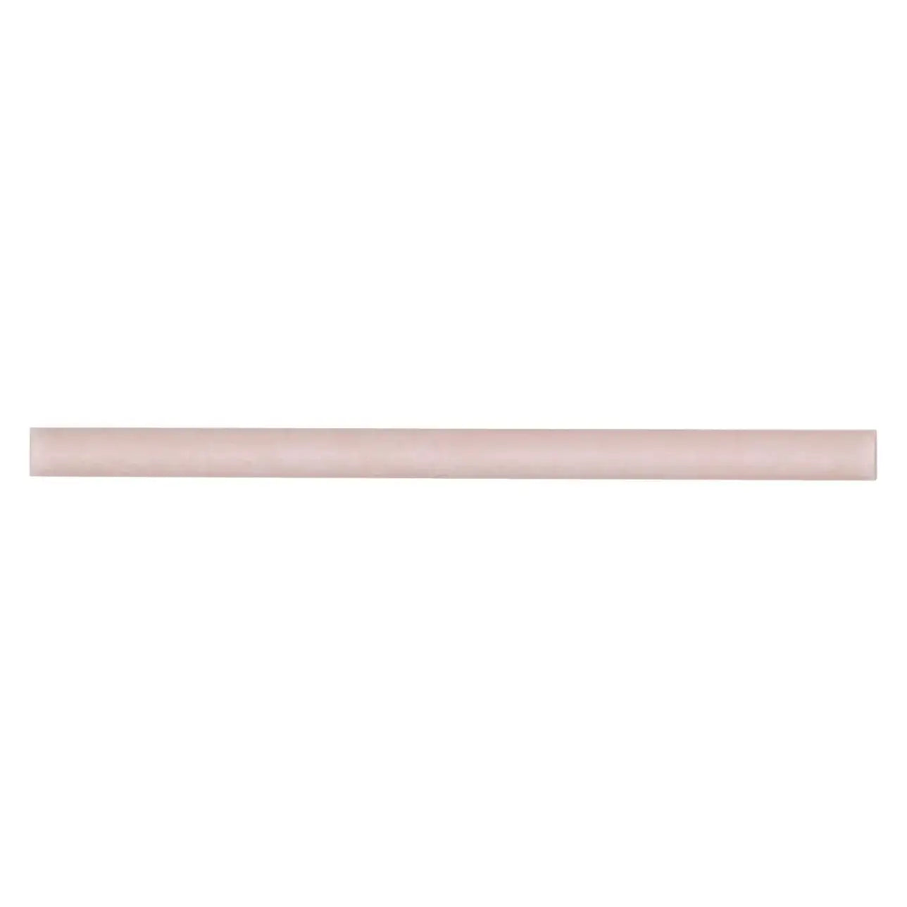 Makoto .5" x 8" Matte Ceramic Jolly Miter Edge Trim in Momoiro Blush - Hey Tiles