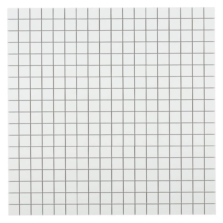 Malaysia Roy White Matte Mosaic 12 x 12 - Hey Tiles