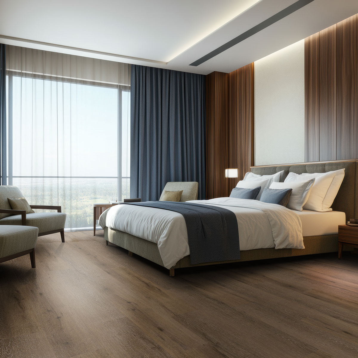 MSI Studio Malden 9x48 luxury vinyl flooring – room scene