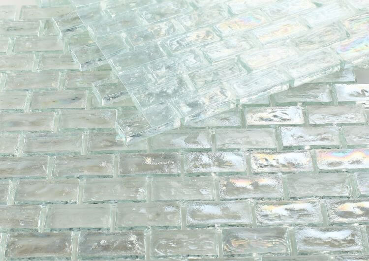 Malibu Clear Brick (Mapei Adesilex - P10 REQUIRED for Installation)12 x 12 - Hey Tiles