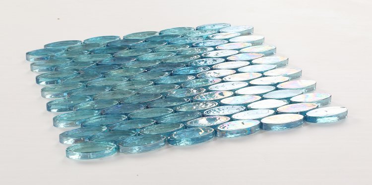 Malibu Turquoise Pebble (Mapei Adesilex - P10 REQUIRED) 11 x 11.50 - Hey Tiles