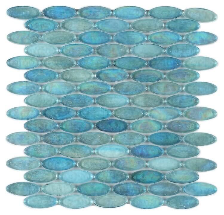 Malibu Turquoise Pebble (Mapei Adesilex - P10 REQUIRED) 11 x 11.50 - Hey Tiles
