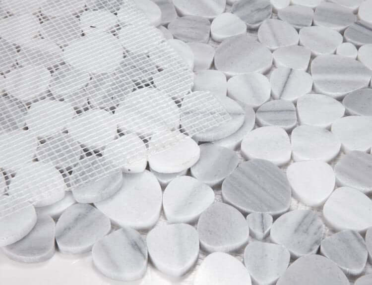 Marmara White Pebble 12 x 12 - Hey Tiles