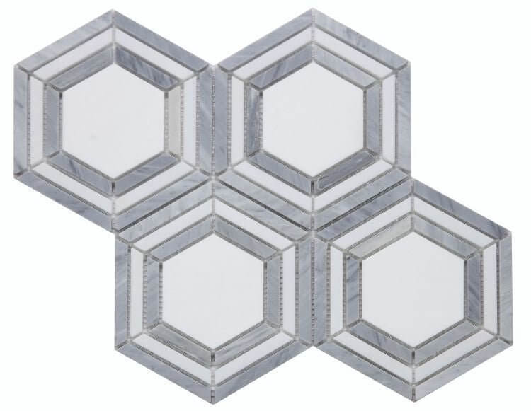 Nancy Blue 10.75 x 12.25 - Hey Tiles