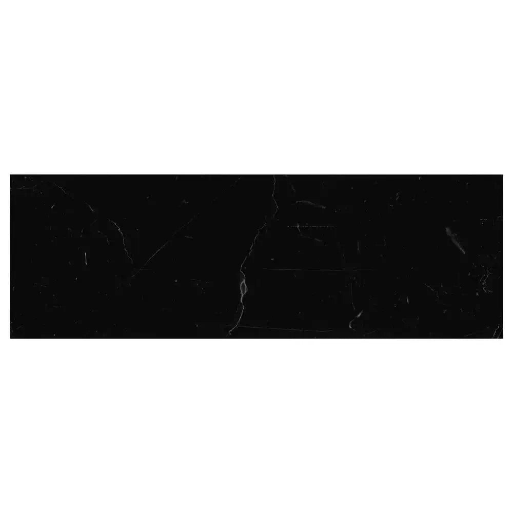Nero Marquina Marble 4" X 12" - Hey Tiles