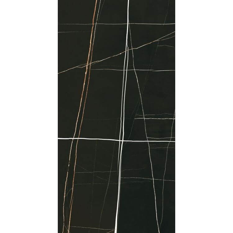 Noir Black Polished 24 x 48 - Hey Tiles