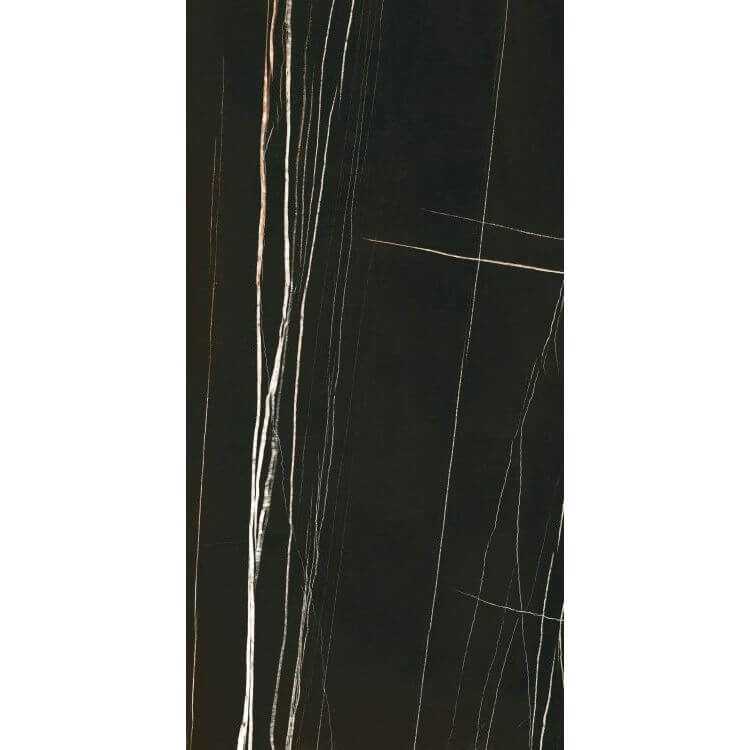 Noir Black Polished 24 x 48 - Hey Tiles