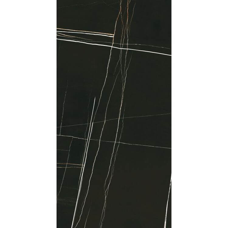 Noir Black Polished 24 x 48 - Hey Tiles