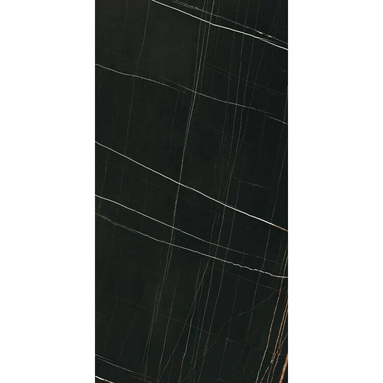 Noir Black Polished 24 x 48 - Hey Tiles