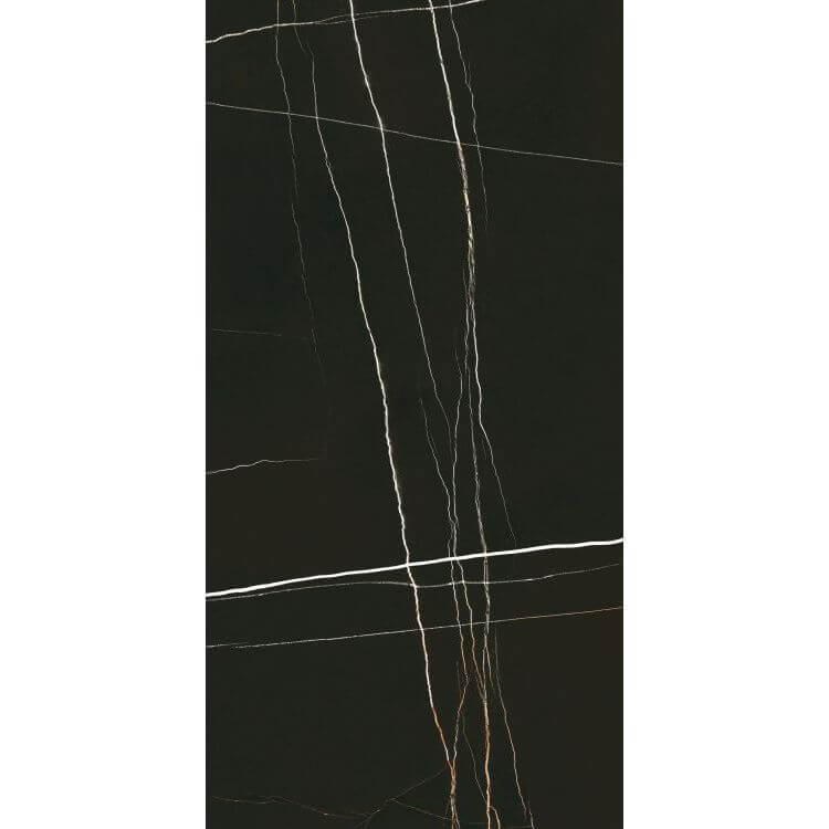 Noir Black Polished 24 x 48 - Hey Tiles