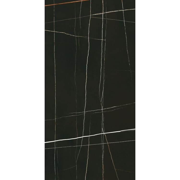 Noir Black Polished 24 x 48 - Hey Tiles