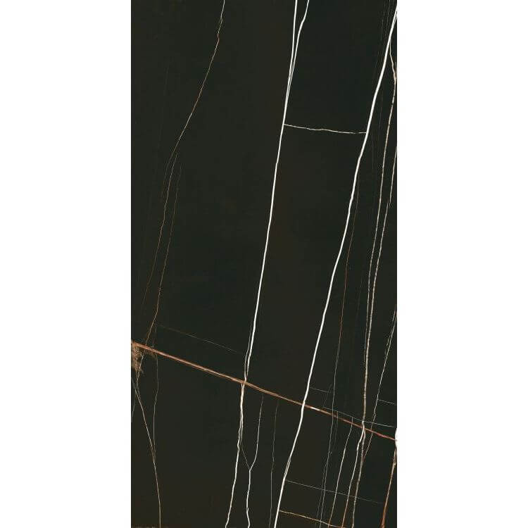 Noir Black Polished 24 x 48 - Hey Tiles