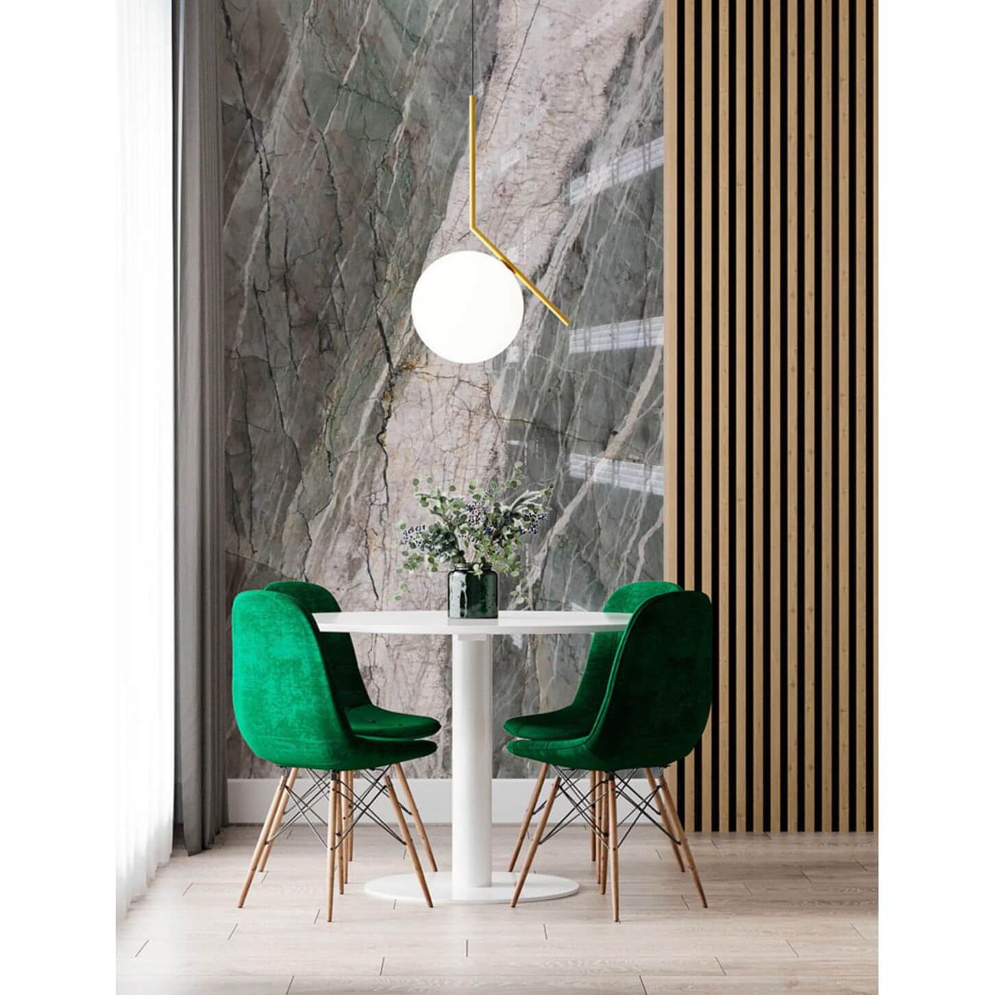 Patagonia Green Quartzite Countertop Slab Polished 2 CM - Hey Tiles