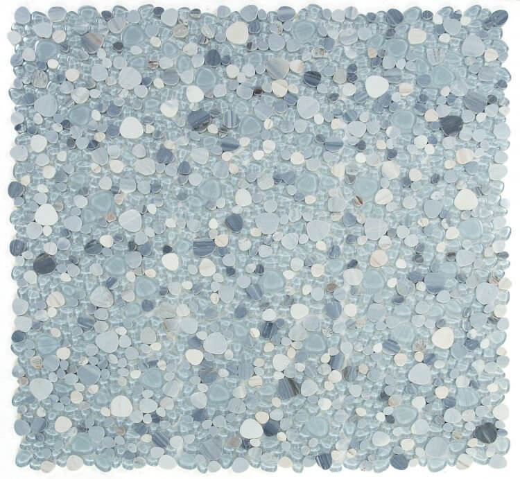 Peach Blue 12 x 12 - Hey Tiles