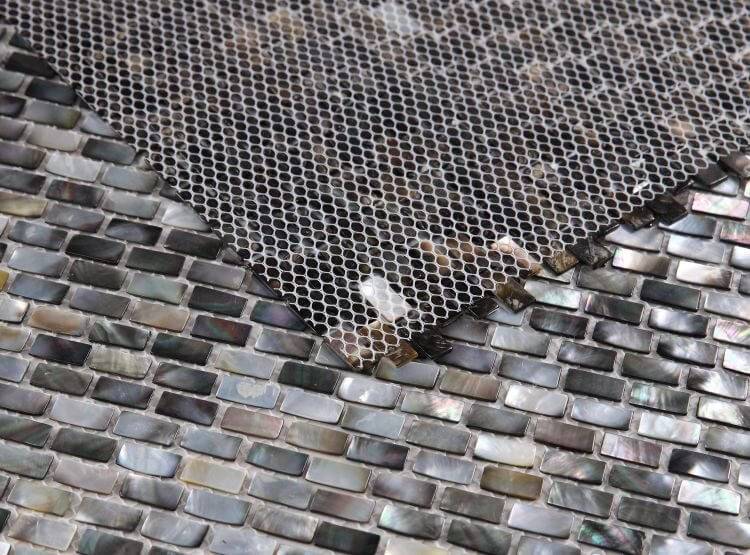 Pearl Black Mini Brick 11.25 x 11.25 - Hey Tiles