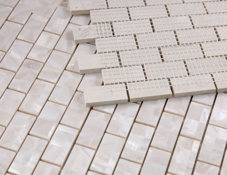 Pearl Large Brick 11.75 x 11.75 - Hey Tiles