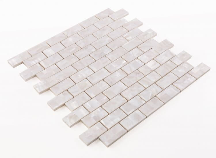 Pearl Large Brick 11.75 x 11.75 - Hey Tiles