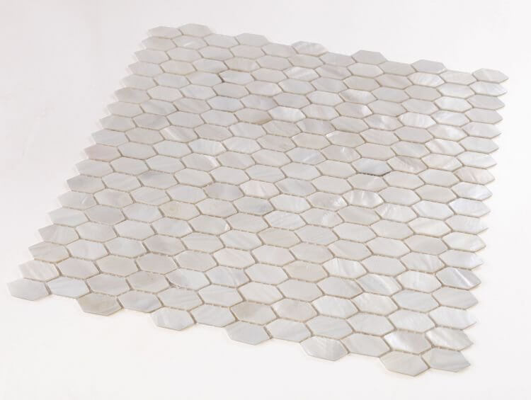 Pearl White Arrow 12 x 12 - Hey Tiles