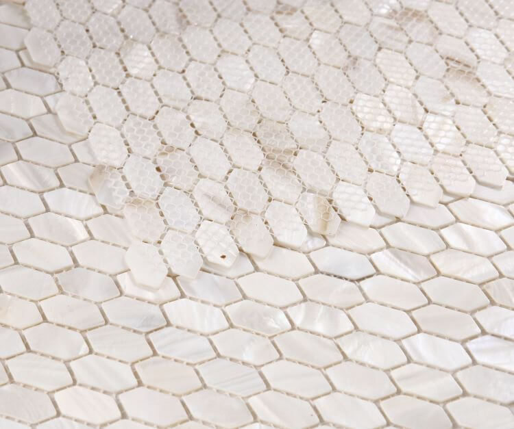 Pearl White Arrow 12 x 12 - Hey Tiles